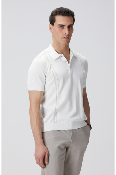 Network Kırık Beyaz Triko Kazak