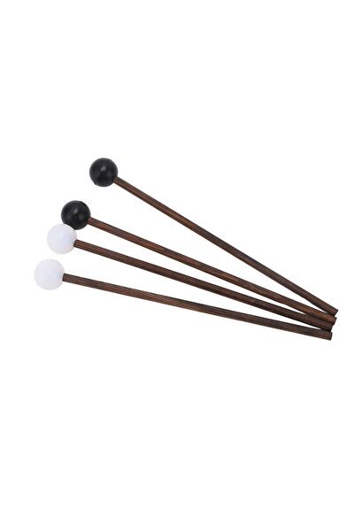 Choice 4 قطع من مضارب طبول فولاذية، قطع غيار آلات إيقاعية للأطفال، طول 16.5 سم