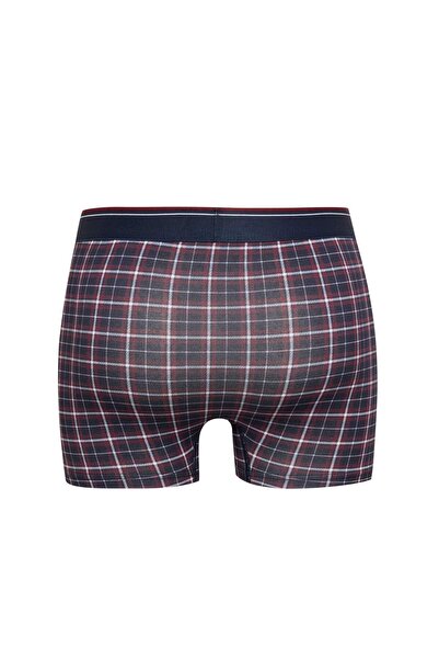 DeFacto Regular Fit Kareli 3'lü Boxer D2315AX24AU