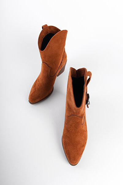 Capone Outfitters Γυναικείες καουμπόικες μπότες Zane Suede Pull-On