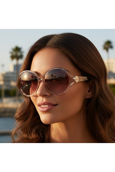 Guess Ochelari de soare Guess GF6099 57F, Auriu Rose