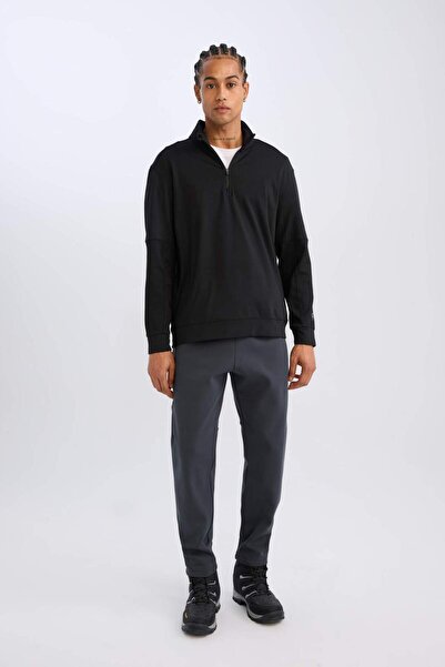 DeFacto DeFactoFit Kalın Jogger Eşofman Altı Standart Fit Cepli Sporcu Beli Lastikli D6312AX24WN