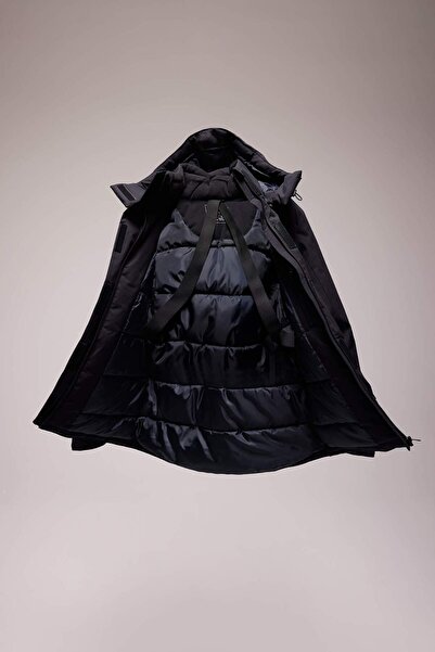 DeFacto Defactofit Su Geçirmez Regular Fit Kapüşonlu Rüzgar Geçirmez Parka Mpnt C6065AX24WN