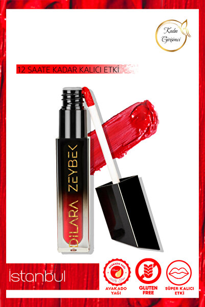 DİLARA ZEYBEK Yoğun Pigmentli Kadife Yapılı Uzun Süre Kalıcı Likit Mat Ruj - ...