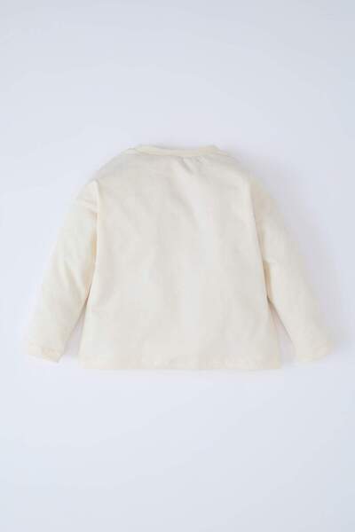 DeFacto Baby Girl Crew Neck Printed Long Sleeve T-Shirt D7870A525Sp