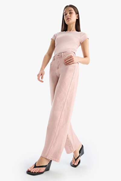 DeFacto Afra x Coool Baggy Fit Kışlık Gabardin Pantolon Yıkamalı Normal Bel E4307AX25SP