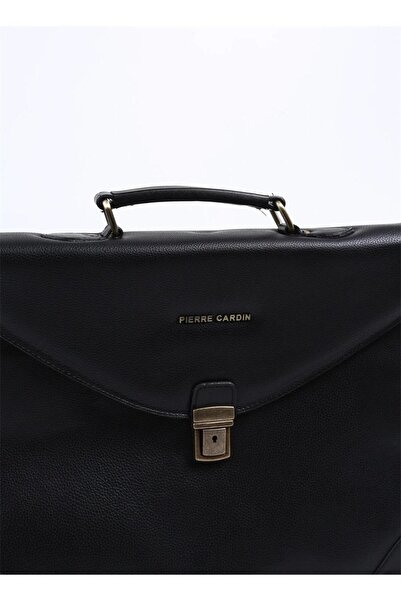 Pierre Cardin Ανδρικός Χαρτοφύλακας Μαύρος Pc001194