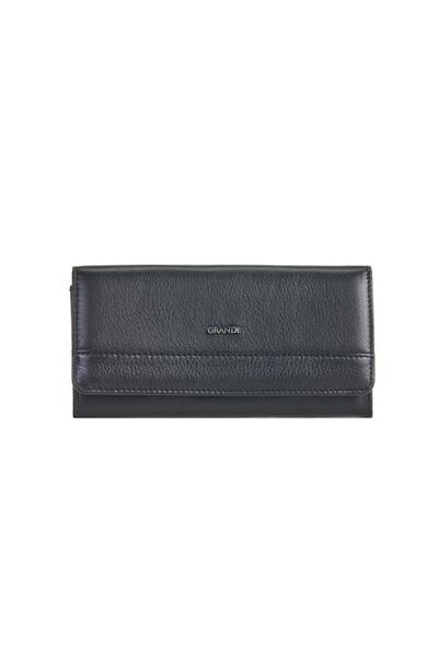 Grande Genuine Leather Women's Wallet Black 2615
