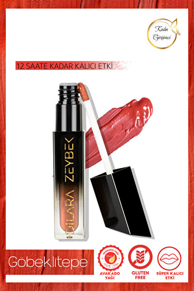 DİLARA ZEYBEK Yoğun Pigmentli Kadife Yapılı Uzun Süre Kalıcı Likit Mat Ruj -k...