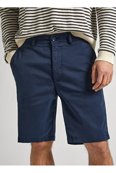Pepe Jeans Regular Fit Lacivert Erkek Şort PM801092 594 REGULAR CHINO SHORT