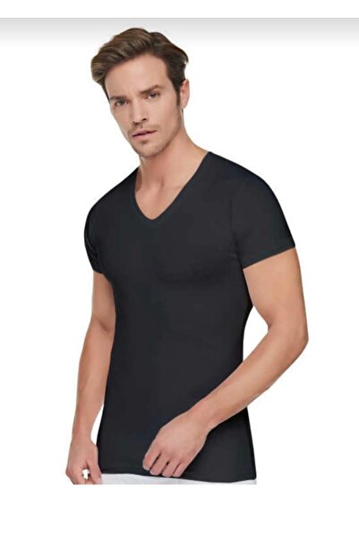 Tutku 0107 MEN'S RIB V-NECK UNDERWEAR 6 PIECES