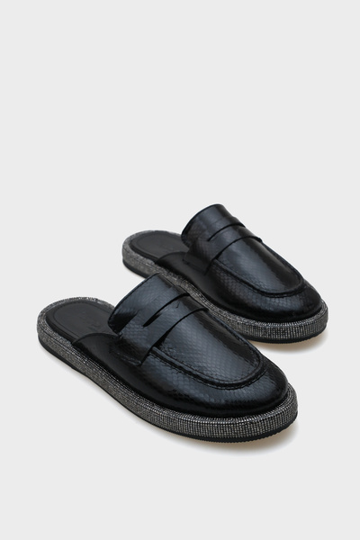 Capone Outfitters Papuci de damă Mel Stone cu vârf închis
