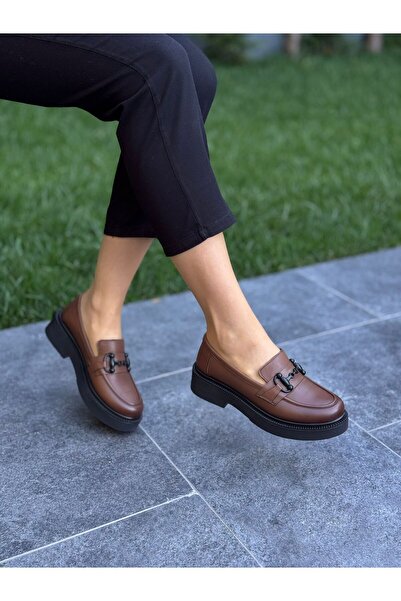 DİVA Diva Vizon Deri Tokalı Kadın Günlük Ayakkabı