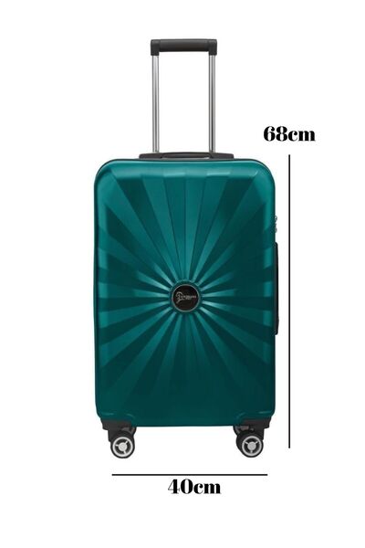 louisiana polo Orta Boy %100 Polikarbon Valiz 4x2 Teker Petrol 1809