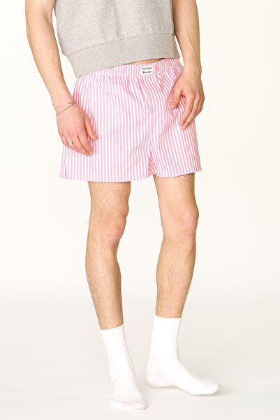 Cats Seek Revenge Cats Pembe Çizgili Boxer Şort