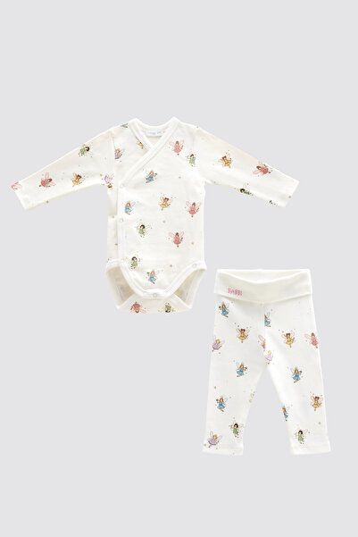 Atelier Babbi 100% Cotton Bodysuit & Pants Set - Fairy Tale