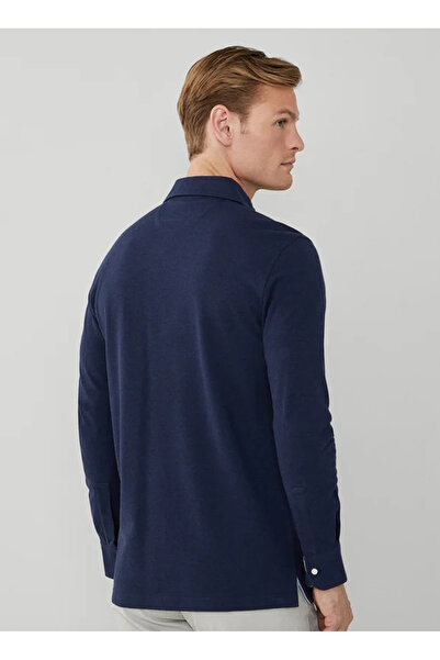 Hackett Lacivert Erkek Slim Fit Polo T-Shirt HM550959