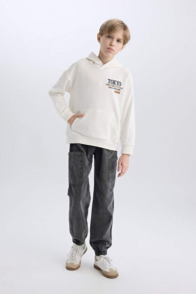 DeFacto Erkek Çocuk Jogger Fit Jean Pantolon D7037A825SP