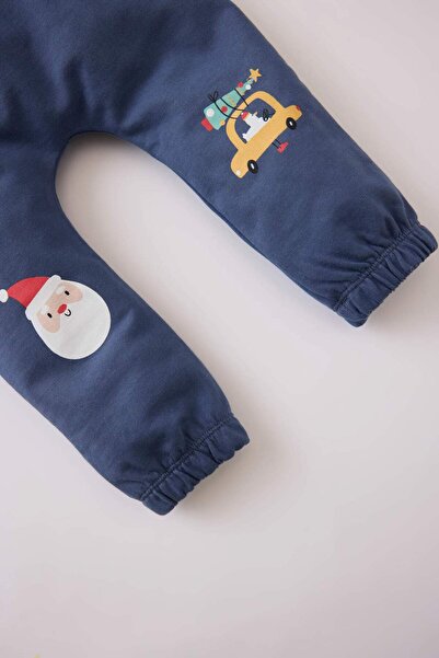 DeFacto Erkek Bebek Yılbaşı Temalı Beli Lastikli Eşofman Altı D6505A524WN
