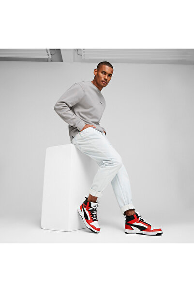 Puma Unisex Rebound V6 Byz Black Cream Sneakers - 392326 -04