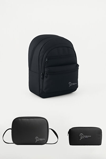 louisiana polo Set școală – Geantă + Nutriție termică + Suport stilou Alb 2456