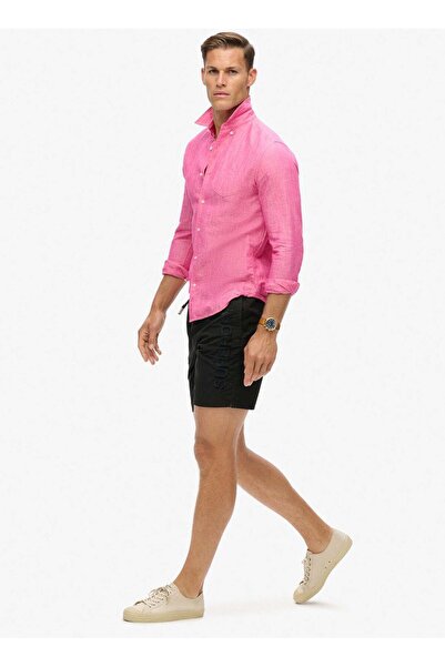 SUPERDRY Siyah Erkek Şort Mayo M3010227A02A_PREMIUM EMB 17 SWIM S