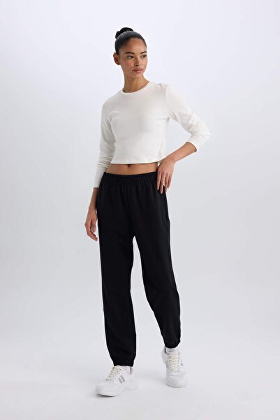 DeFacto DeFactoFit Standart Fit Cepli Jogger Paça Sporcu İnce Eşofman Altı D7124AX25SP