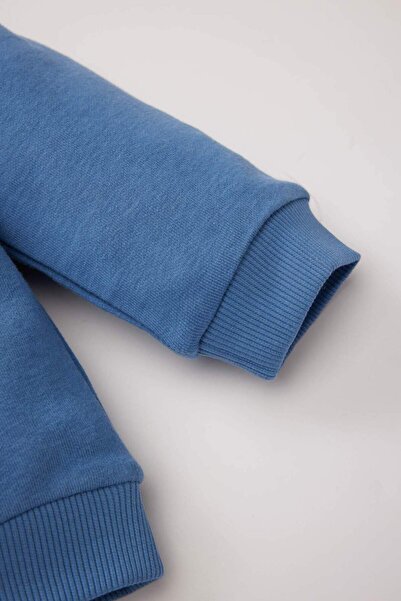 DeFacto Hanorac cu imprimeu cu guler rotund pentru bebeluși D7905a525sp