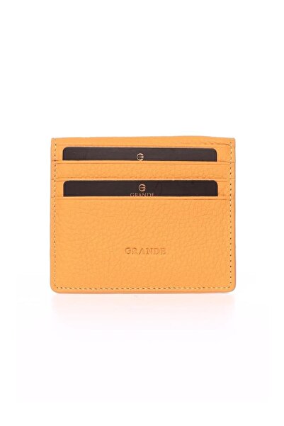 louisiana polo Grande Grande шкіряний чоловічий гаманець для карток, жовтий 762
