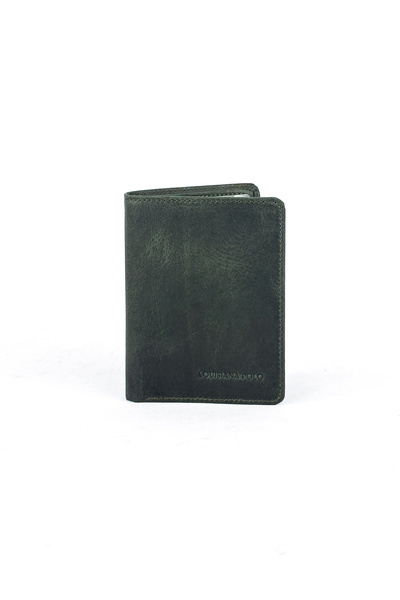 louisiana polo Чоловічий гаманець - Grazy зелений, натуральна шкіра, модель 1755