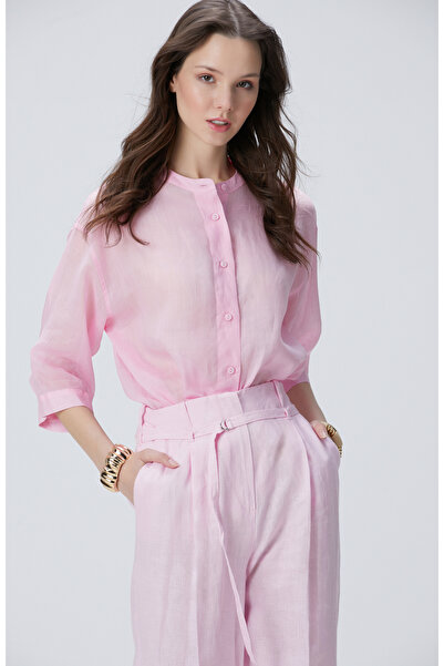 Network Pembe Rami Gömlek