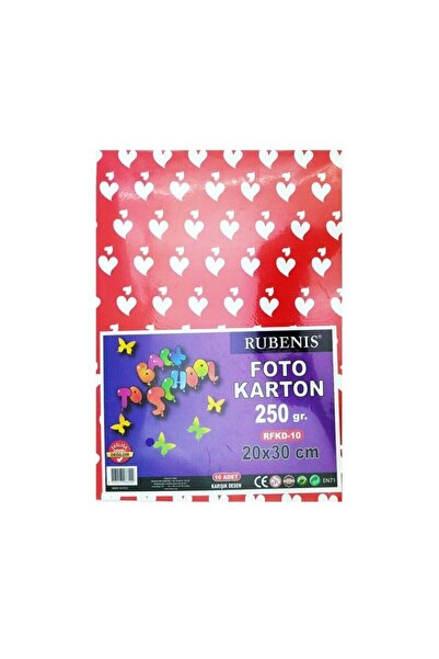 Rubenis Patterned Photo Cardboard 250 Gr A4