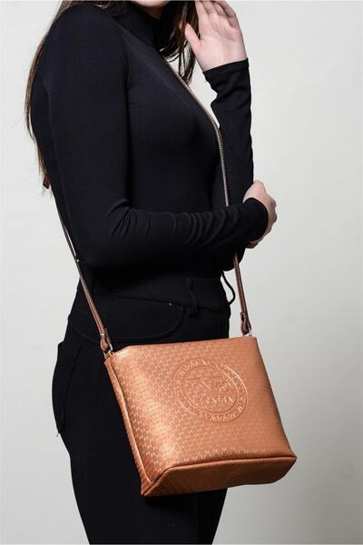 19V69 ITALIA Çapraz Askılı Kadın Çanta Bakır 1975