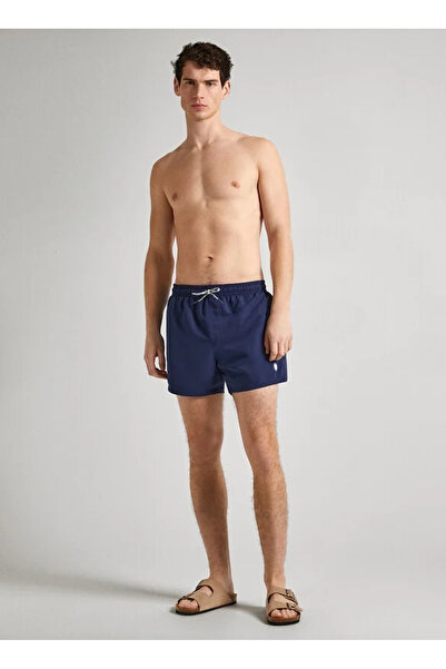 Pepe Jeans Lacivert Erkek Şort Mayo PMB10395 595 RUBBER SH SWIMSHORT