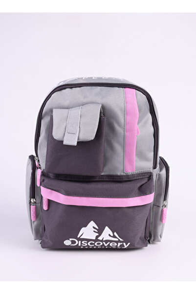 Discovery Expedition Gri - Pembe Kız Çocuk Sırt Çantası BOWIE-G