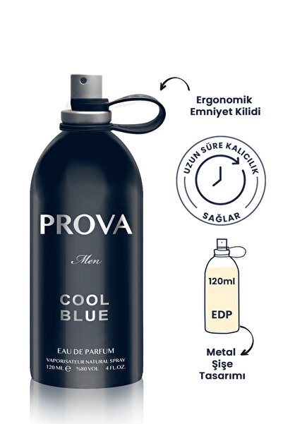 prova Cool Blue Edp Odunsu Baharat Erkek Parfüm 120 ml
