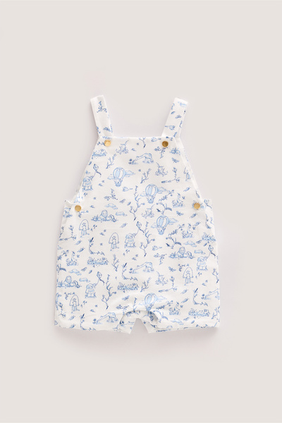 Atelier Babbi Salopet - Toile De Jouy / Blue