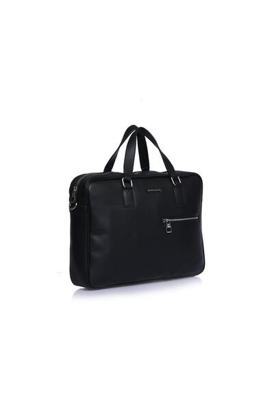 Pierre Cardin Servietă pentru bărbați neagră PC001180