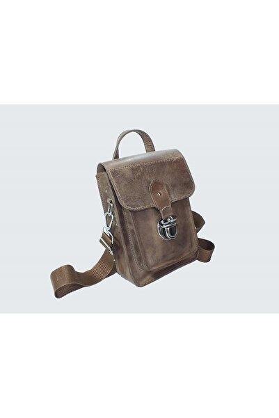 GALANDE Hakiki Deri Postacı Çantası - Askılı Çanta