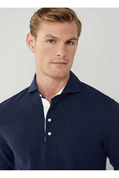 Hackett Lacivert Erkek Slim Fit Polo T-Shirt HM550959