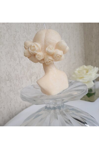 Artina Goddess with Roses in Her Hair Candle, scented, handmade, soy wax, testimonials
