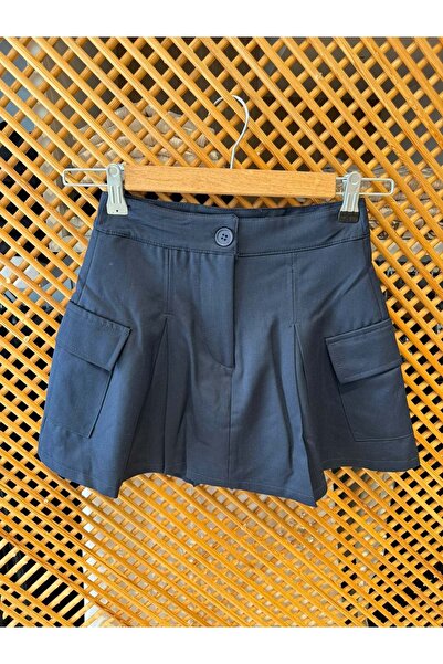 PD KIDS 224202 ÇOCUK KARGO CEPLİ BELDEN AYARLAMALI ŞORT ETEK - PD KIDS