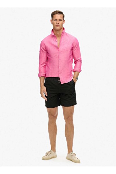 SUPERDRY Siyah Erkek Şort Mayo M3010227A02A_PREMIUM EMB 17 SWIM S