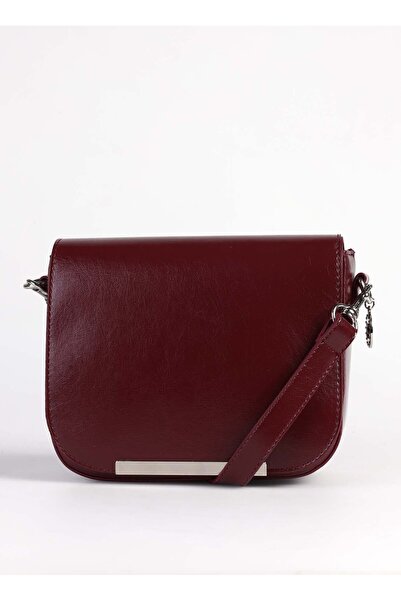 Fabrika Bordo Kadın 20x17x8 cm Postacı Çantası SHINY- GRANT