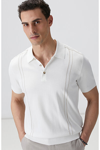 Network Kırık Beyaz Triko Kazak