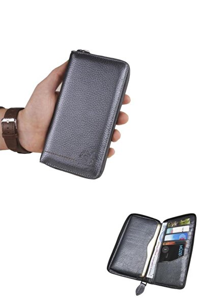 TREND West Polo Hakiki Deri Haki Kamuflaj 851