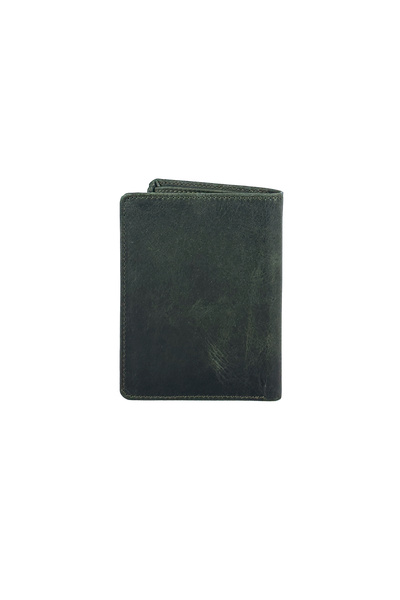 louisiana polo Чоловічий гаманець - Grazy зелений, натуральна шкіра, модель 1755