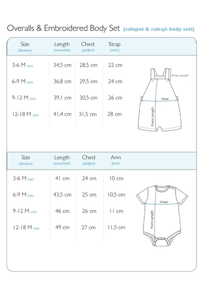 Atelier Babbi Salopet & Embroidered Body Set - Funfair