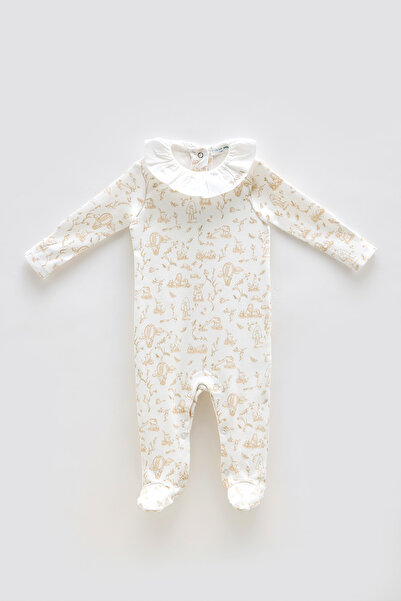 Atelier Babbi بذلة أطفال من القطن بنسبة 100% - توال دو جوي / بيج