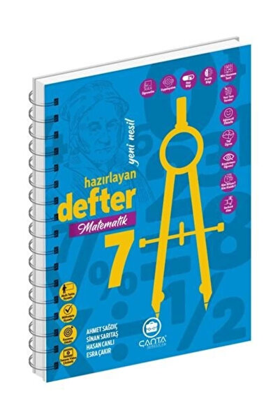 Çanta Yayıncılık Çanta Yayınları 7.Sınıf Matematik Okula Yardımcı Hazırlayan Defter